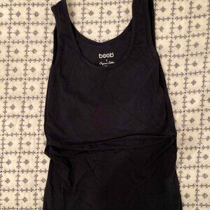 Boob Essential Nursing Tank Size Small Navy